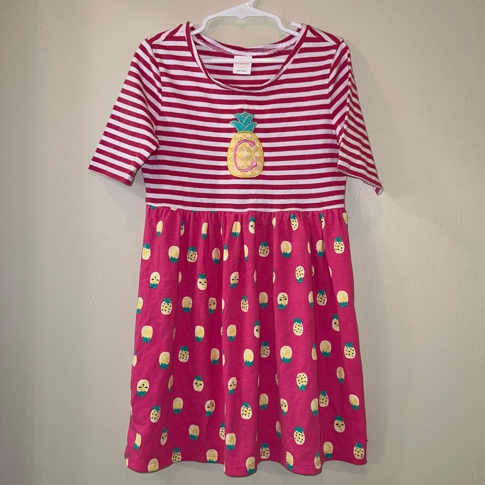 C Monogram Gymboree Pineapple Dress